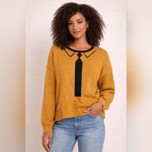 Wildfox Dinner Party Silk Wool - Loie Tie Sweater Size: Medium